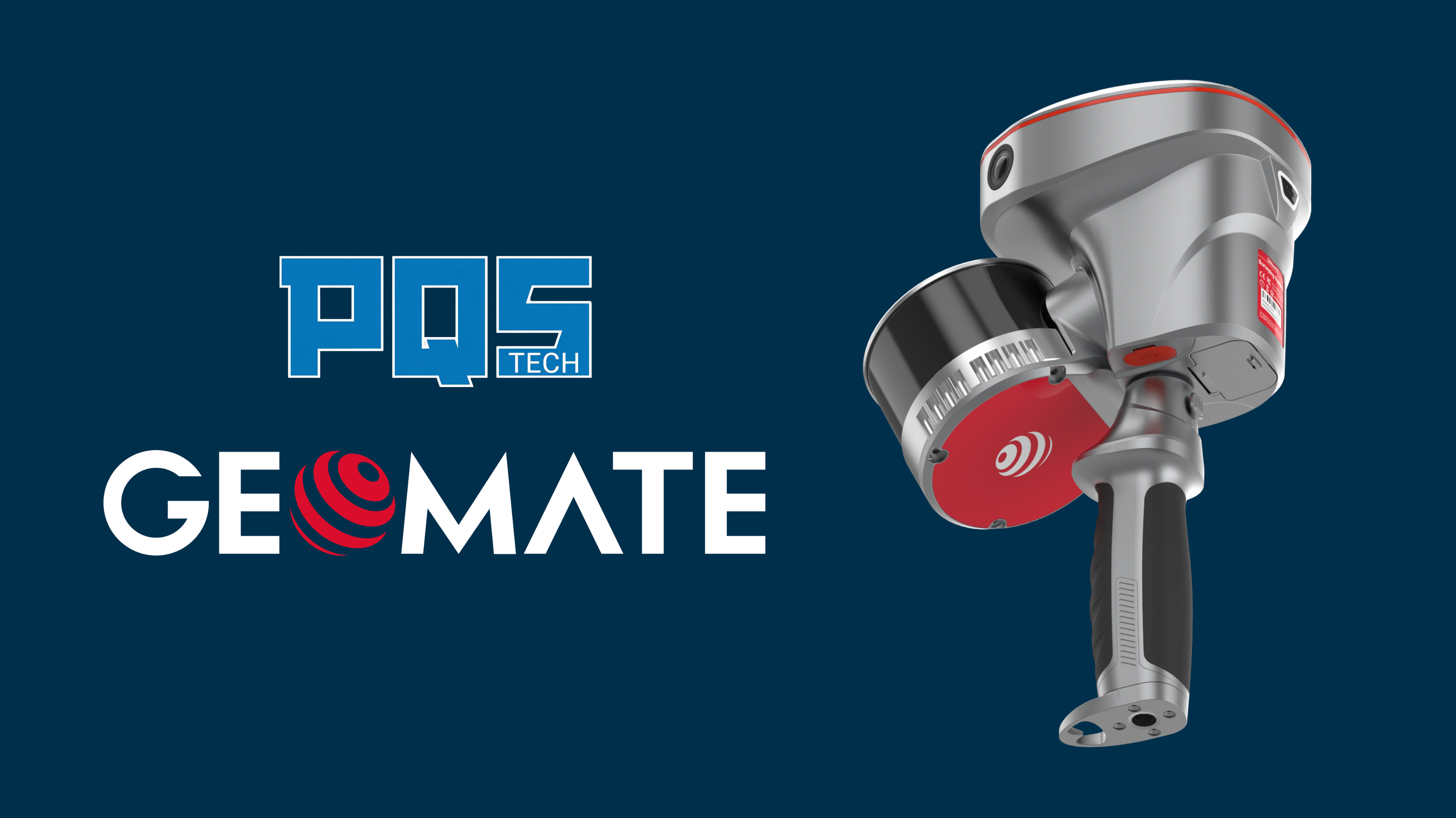 PQS Tech and GeoMate GS100 Handheld SLAM Laser Scanner